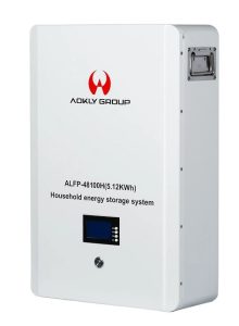 Bateria Aokly Litio 5.12KWH 100AH (51.2V) Power wall