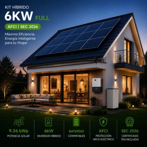 Kit Solar Off Grid 6 kW Full ICG+™ – Máxima Autonomía Solar Todo Incluido