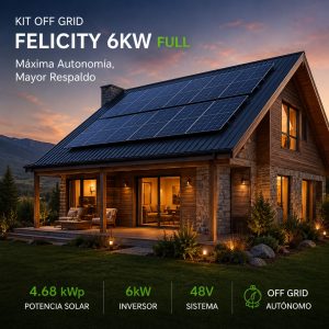 Kit Solar Off Grid 6 kW Full ICG+™ – Máxima Autonomía Solar Todo Incluido