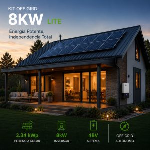 Kit Solar Off Grid 8 kW Lite ICG+™ – Energía Autónoma de Alto Rendimiento